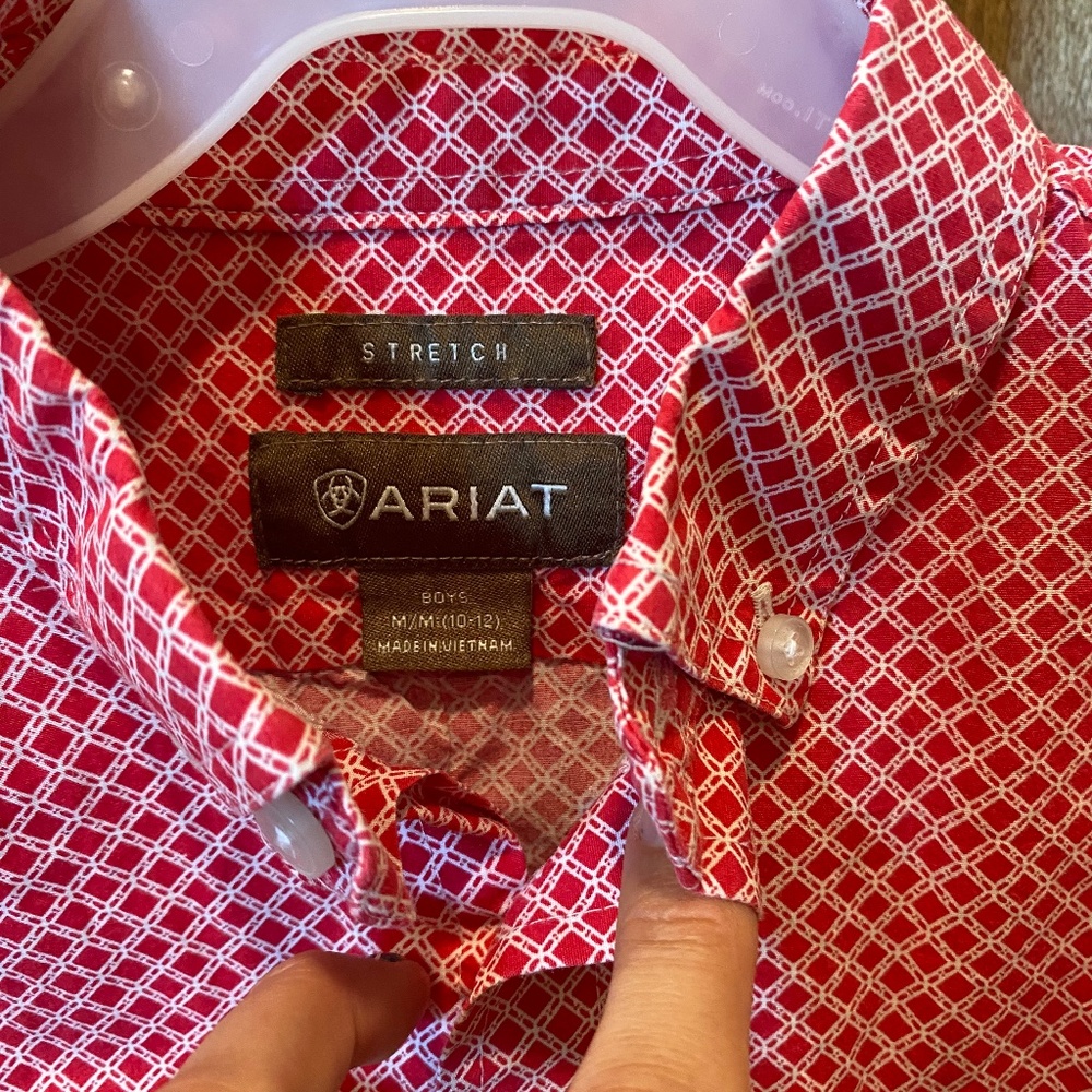 Boys Medium Short Sleeve Ariat Shirt